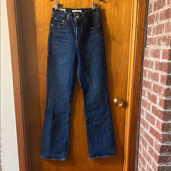 Levi's Denim - Levi’s Dark Indigo Women's Ribcage Boot Jeans Water Less 25